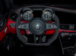 Alfa Romeo Giulia Custom Steering Wheel - Carbon Fiber - F1 Style - QV Models Alfa Romeo Giulia Custom Steering Wheel - Carbon Fiber - F1 Style - QV Models